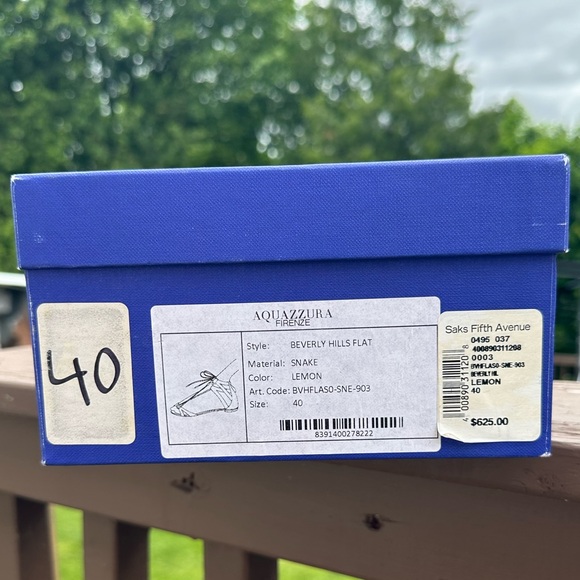 AQUAZZURA SNAKESKIN SANDALS (IT 40) - Picture 10 of 11